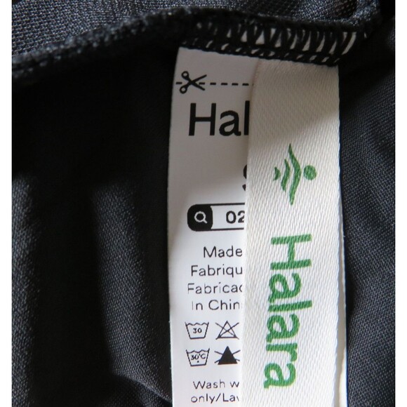 Halara Black Contrast Mesh Curved Hem Cool Touch Quick Dry Active Tank Sz Small - Picture 8 of 9